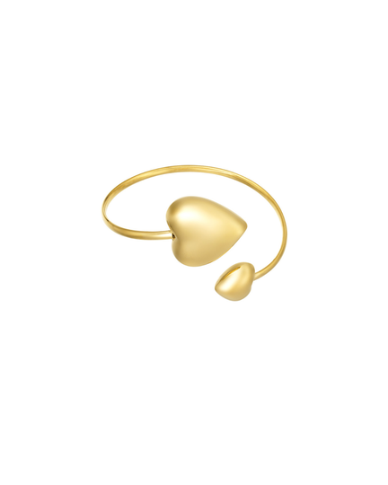 dual heart bangle