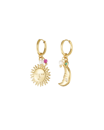 solar duo earrings